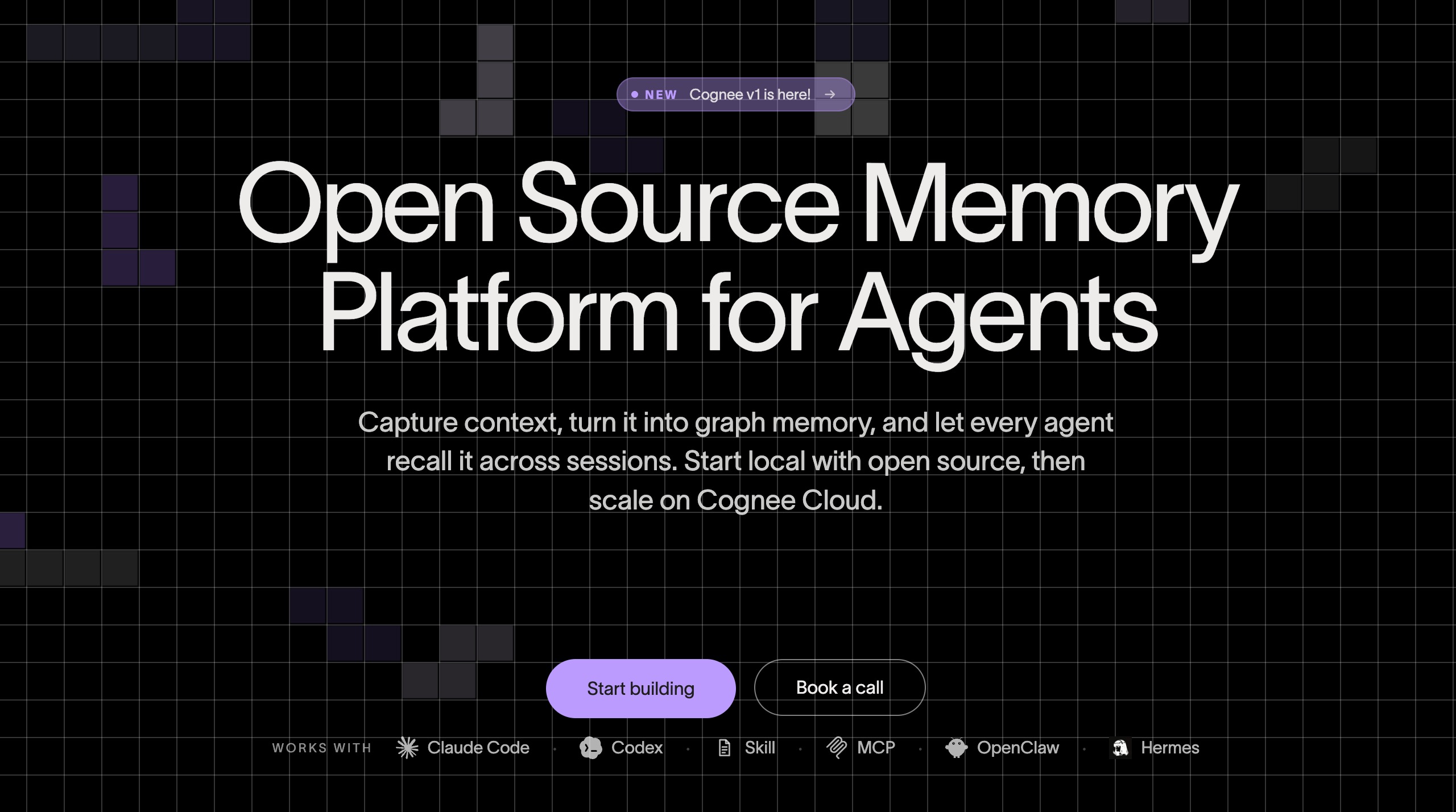 Cognee knowledge-graph memory for structured relationship mapping