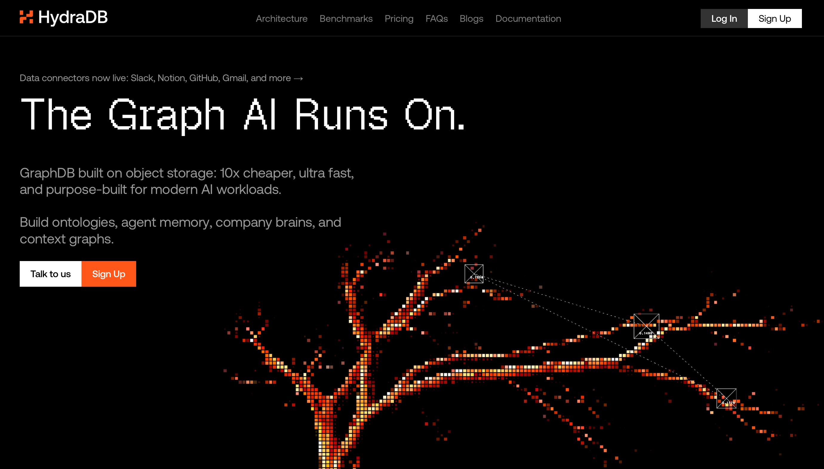 HydraDB hybrid vector and graph database search