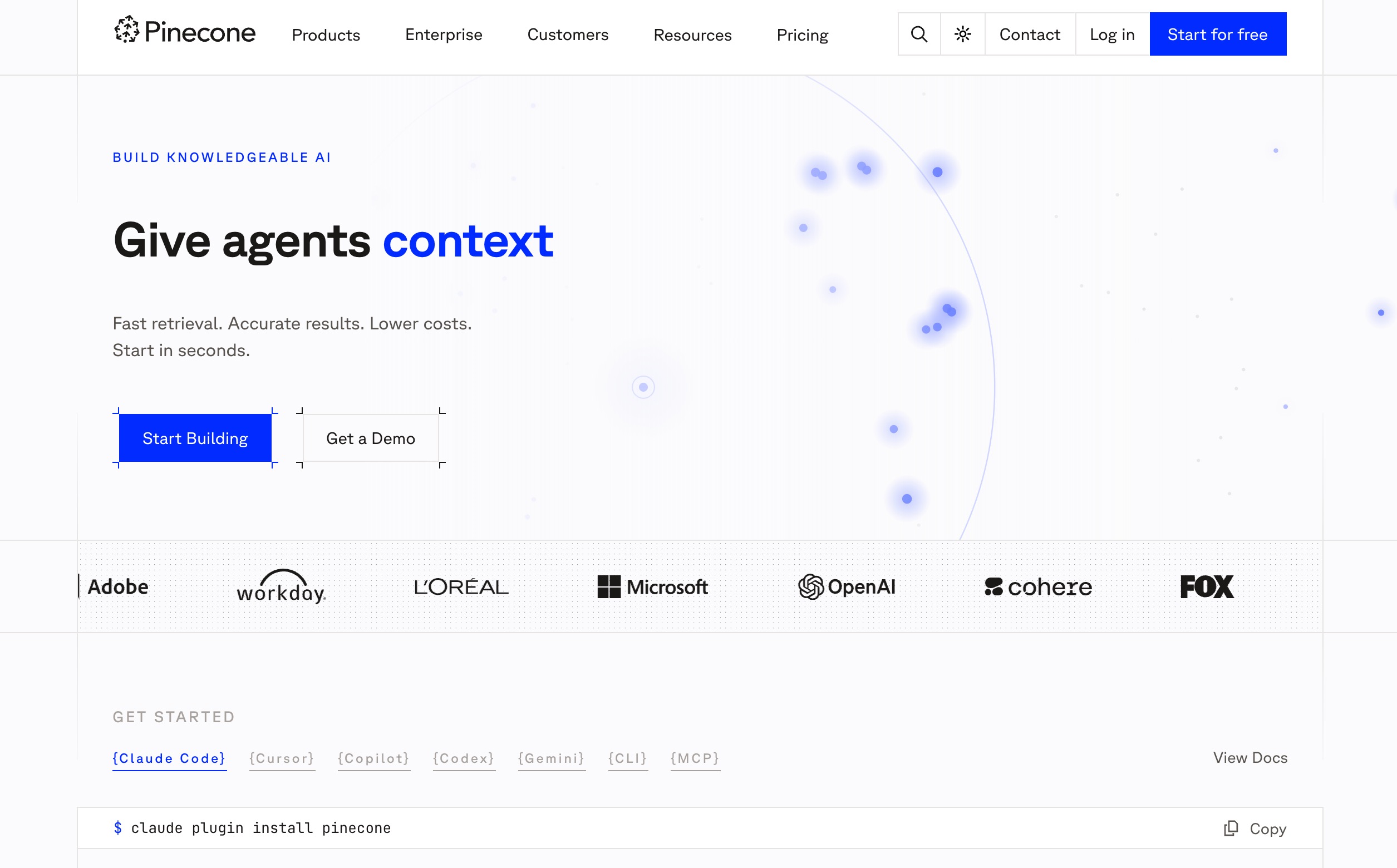Pinecone serverless vector database at massive scale